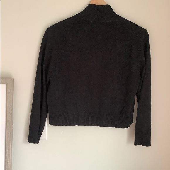 🦋2 for $35 Calvin Klein Sparkly Cardigan BLACK - Picture 5 of 7